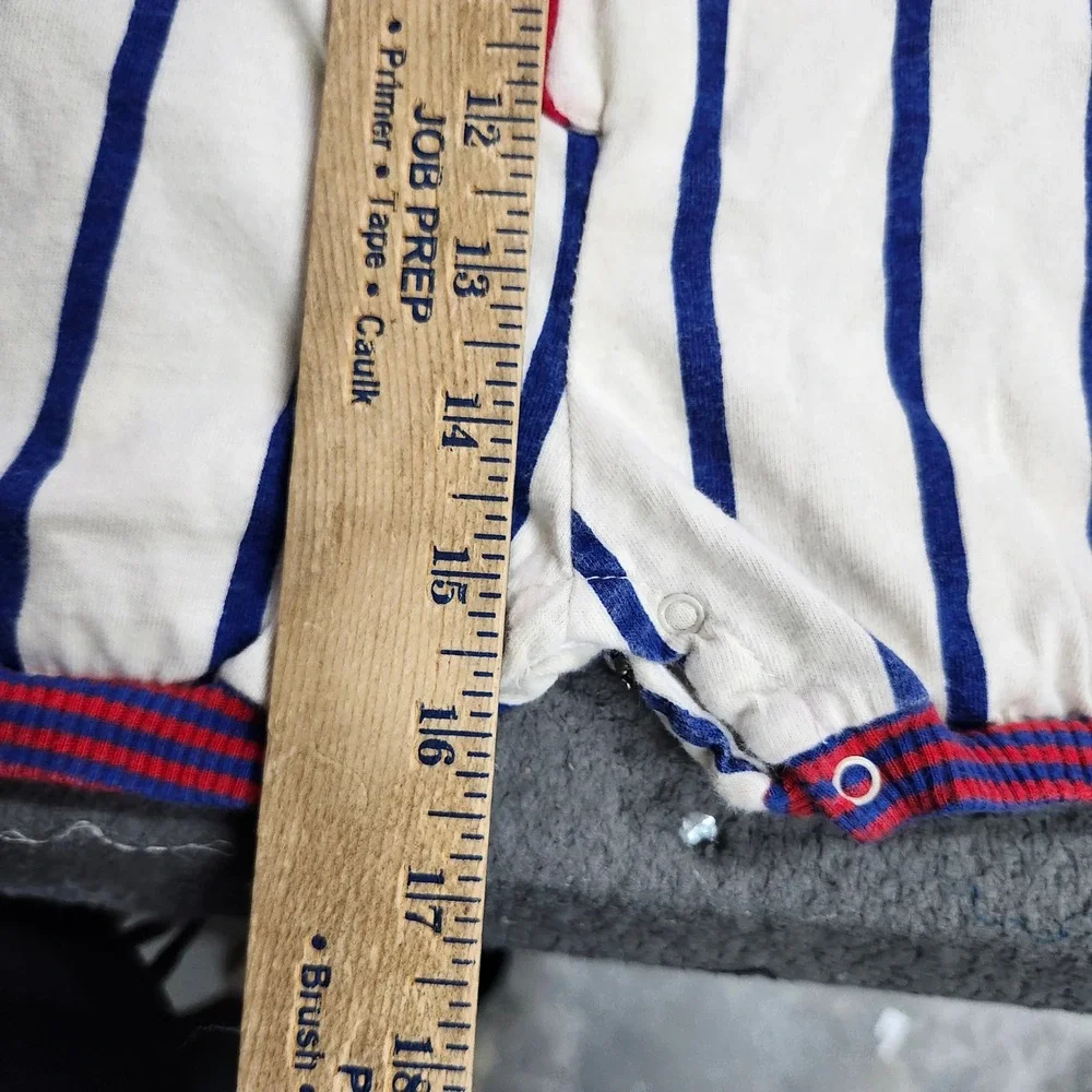 Vintage Minnesota Twins MLB Baby Romper 24M Pinstripe Baseball Jersey Mighty-Mac